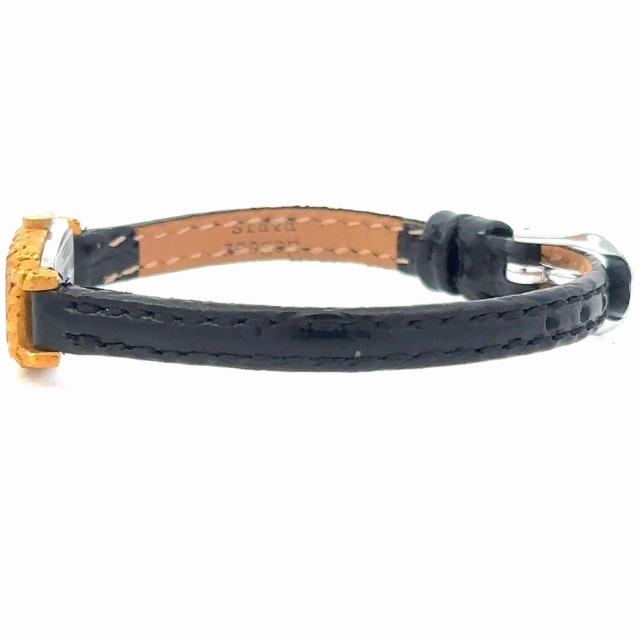 Seiko Alaskan Gold Nugget Watch Face with Leather Band - Image 3