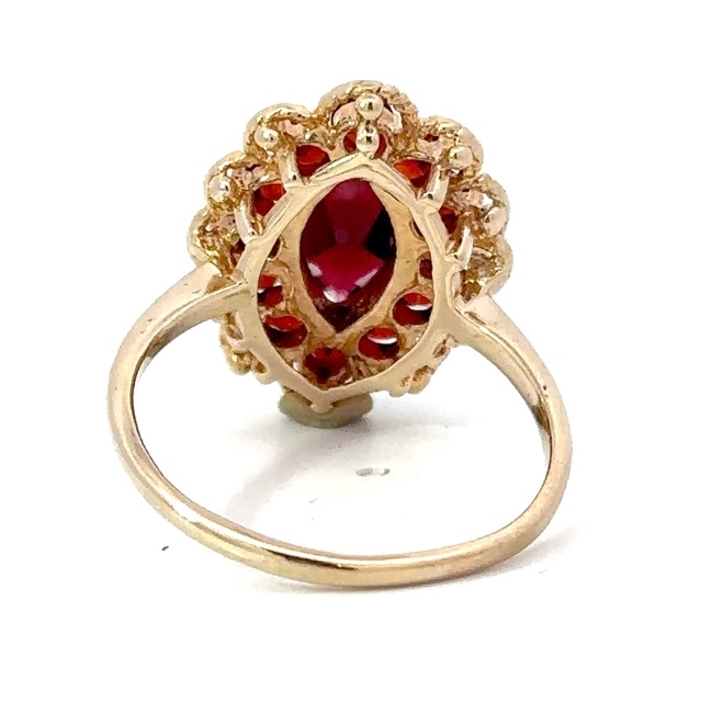 Lady's Garnet Estate Ring 078102 - Image 3