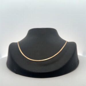 14K 2mm Serpentine 24" Estate Chain 090166