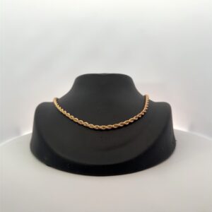14K 3mm Rope Estate 24" Chain 090231