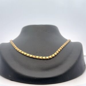 14k Heart Link Estate Chain 18" 090578