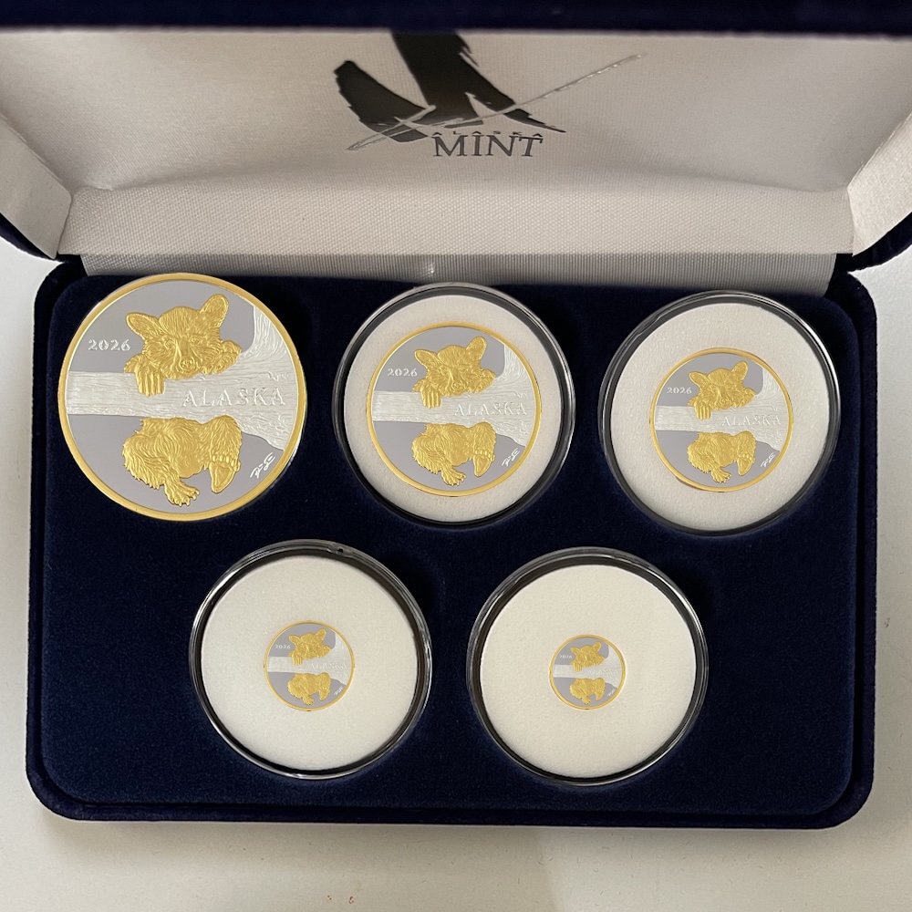 2026 Official State of Alaska "Bear Cub" Medallion - Image 5