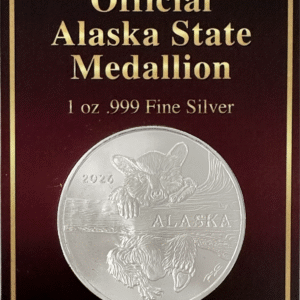 Official 2026 Alaska State 1 oz. Silver Proof-Like Medallion