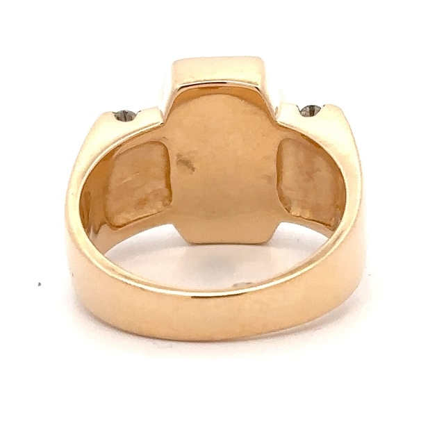Gold Quartz & Diamond Ladies Ring RL801D24Q - Image 3