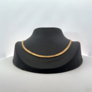 14K 3mm Herringbone 24" Estate Chain 7409