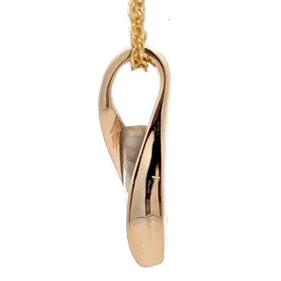 Gold Quartz Pendant PN601QX - Image 4