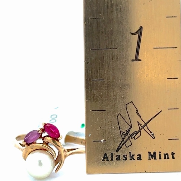 Estate Pearl Ladies Ring 071460 - Image 5