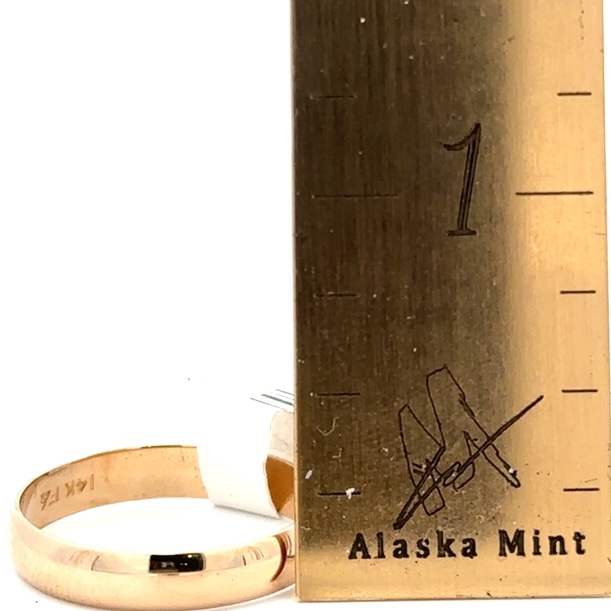 Mens Gold Estate Band 071751 - Image 5