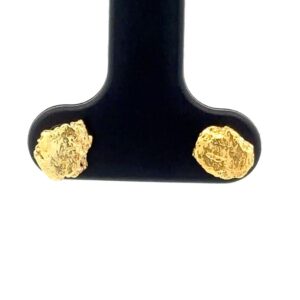 Gold Nugget Post Earrings 000050