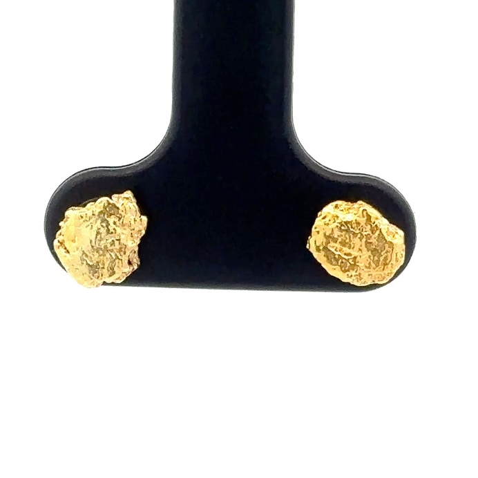 Gold Nugget Post Earrings 000050