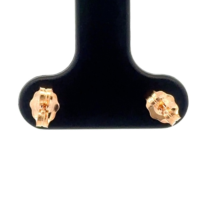 Gold Nugget Post Earrings 000050 - Image 3
