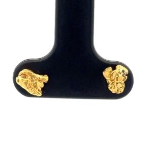Gold Nugget Post Earrings 010203