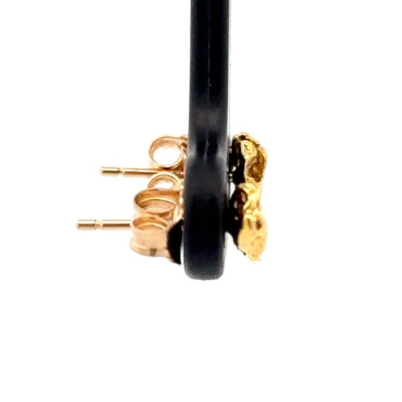 Gold Nugget Post Earrings 010203 - Image 4