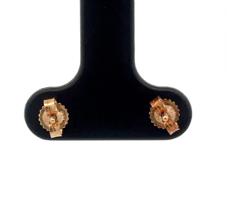 Gold Nugget Post Earrings 020440 - Image 3