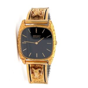 Seiko Gold Nugget & Rams Head Estate Watch