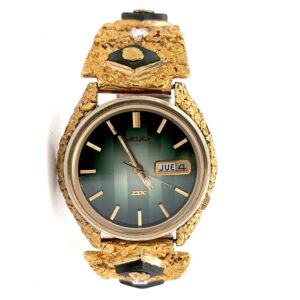 Seiko Gold Nugget & Jade Estate Watch
