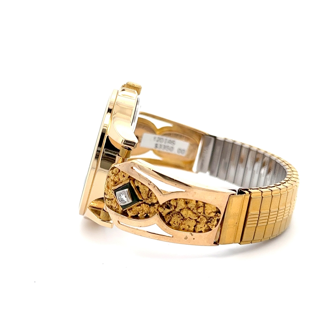Alaska Gold Nugget & Jade Estate Watch - Image 3