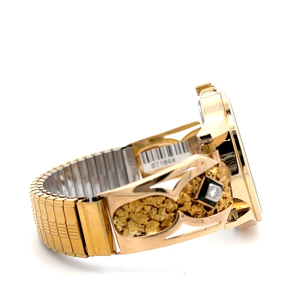 Alaska Gold Nugget & Jade Estate Watch - Image 5