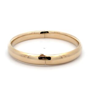 14K Polished Estate Bangle 071945