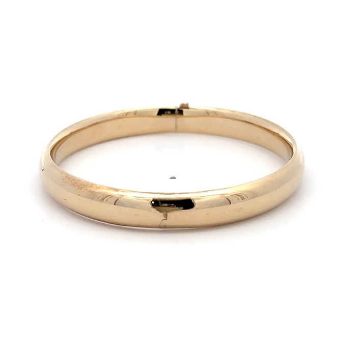 14K Polished Estate Bangle 071945 - Image 3