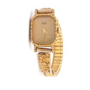 Seiko Womens Gold Nugget Estate Watch