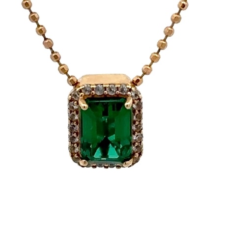 Estate Synthetic Gem Pendant 074097