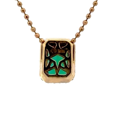 Estate Synthetic Gem Pendant 074097 - Image 3