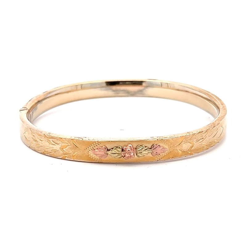 Estate Black Hills Gold Bangle 075833