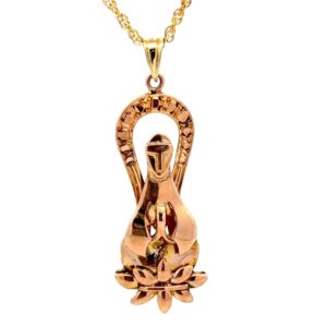 Estate 14K Religious Pendant 075869