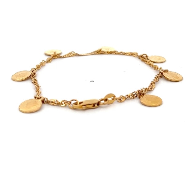 18K Replica Coin Estate Bracelet 075870