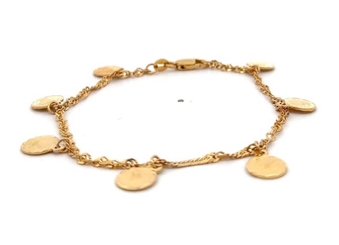 18K Replica Coin Estate Bracelet 075870 - Image 3