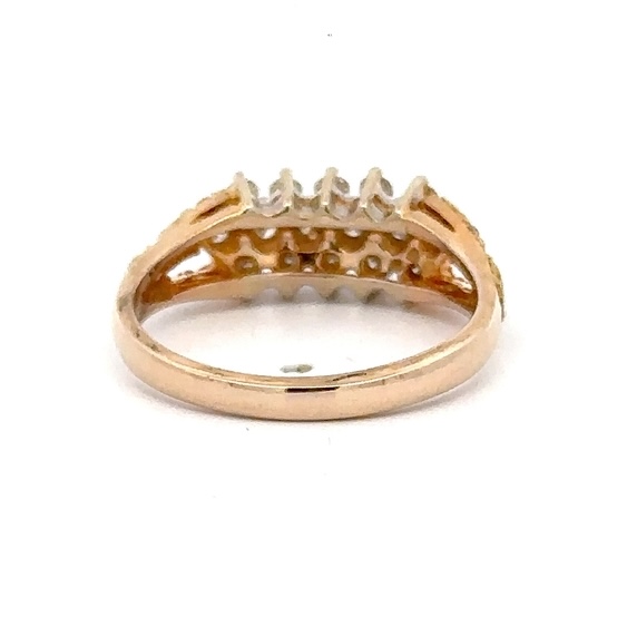 Estate Gold Nugget & Diamond Ladies Ring 076000 - Image 3