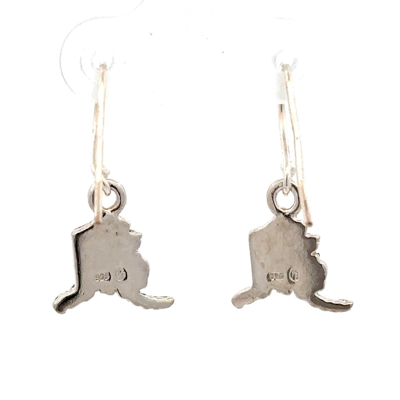 Gold Nugget Alaska Dangling Earrings 076176 - Image 3