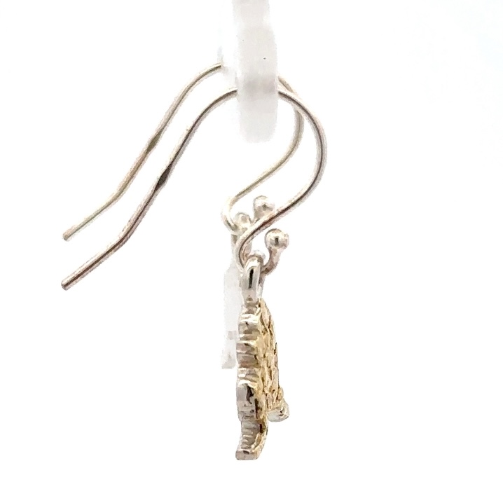 Gold Nugget Alaska Dangling Earrings 076176 - Image 4