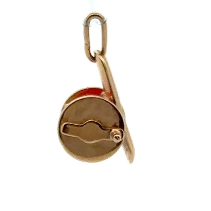 Estate 14K Fishing Reel Charm 076459 - Image 3