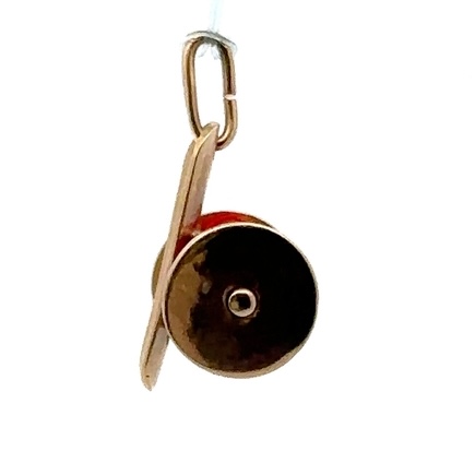 Estate 14K Fishing Reel Charm 076459 - Image 2