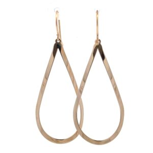 Estate 14K Long Dangle Earrings 078008