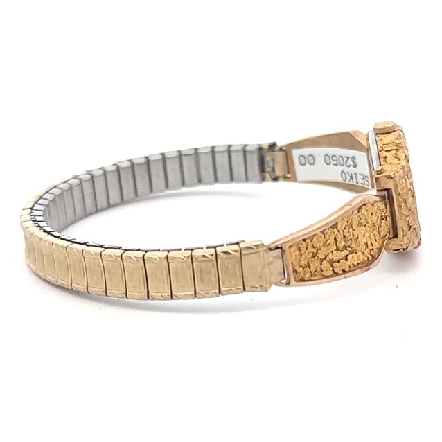 Seiko Womens Gold Nugget Estate Watch - Image 5