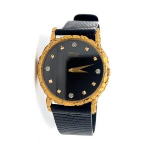 Seiko Gold Nugget & Diamond Estate Watch