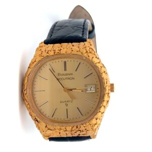 Bulova Accutron Gold Nugget Watch