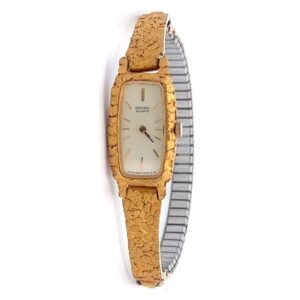 Seiko Womens Gold Nugget Estate Watch