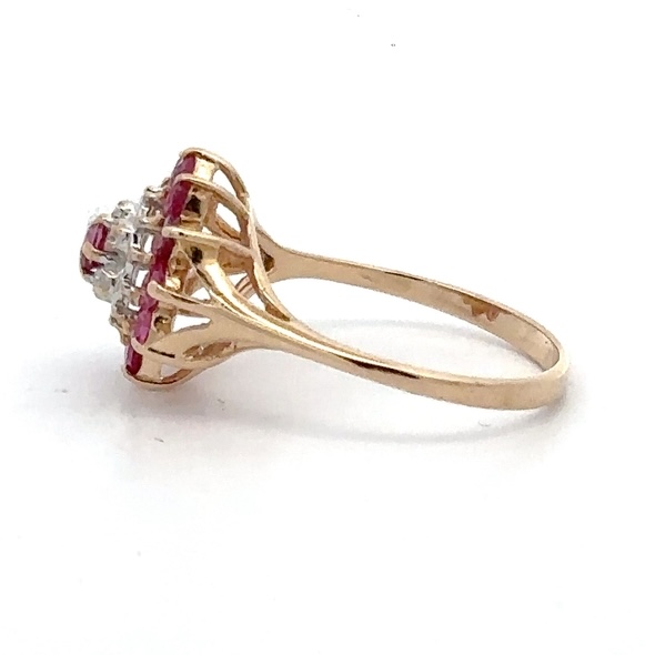 Lady's Ruby & Diamond Estate Ring 078125 - Image 4