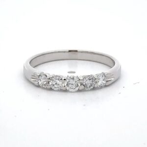 Lady's Diamond White Gold Estate Ring 078126