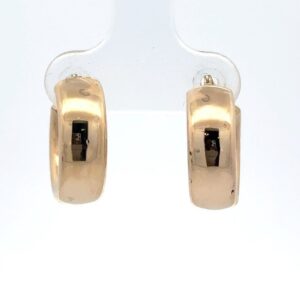14K Gold Estate Hoops 078128