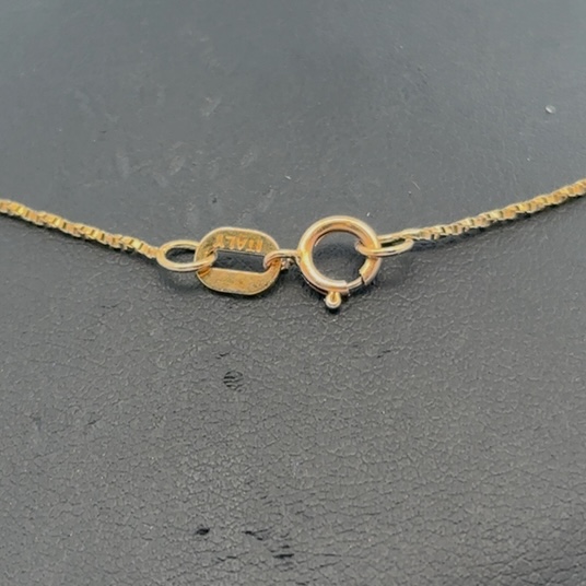 Estate 14K Twisted Box 20" Chain 078144 - Image 2