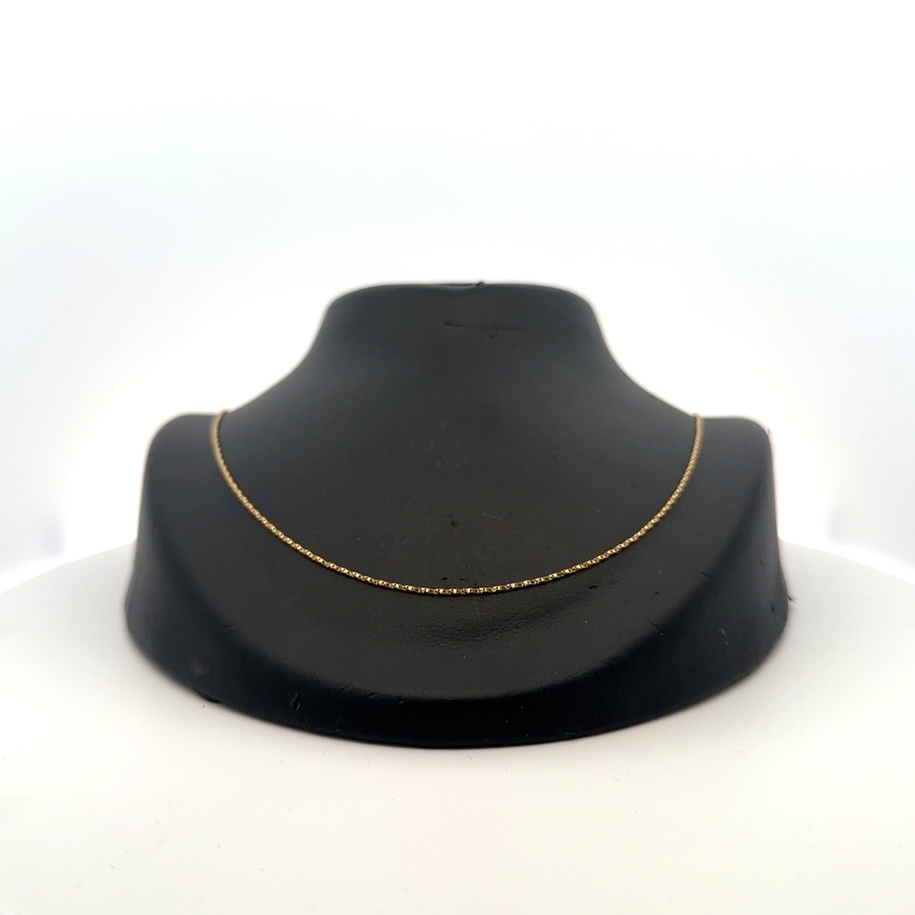 Estate 14K Twisted Box 20" Chain 078144