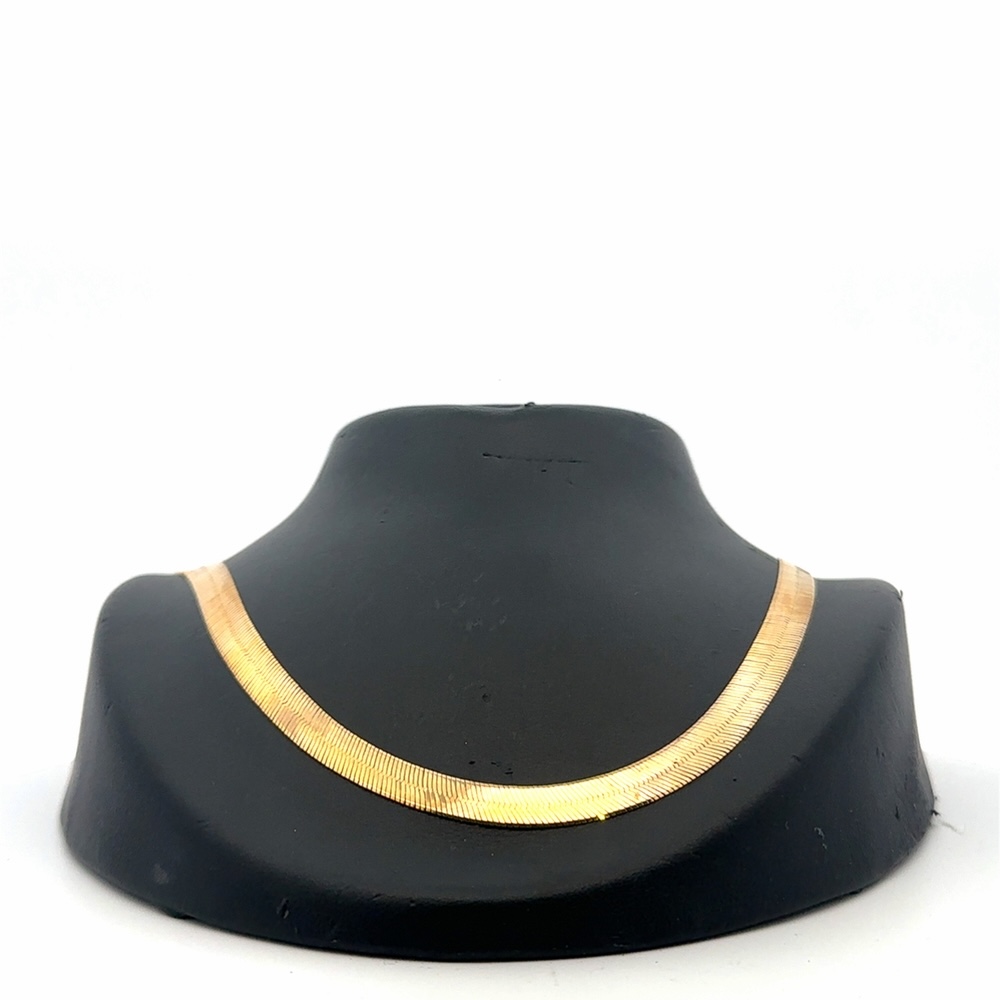 Estate 14K Herring Bone 16" Chain