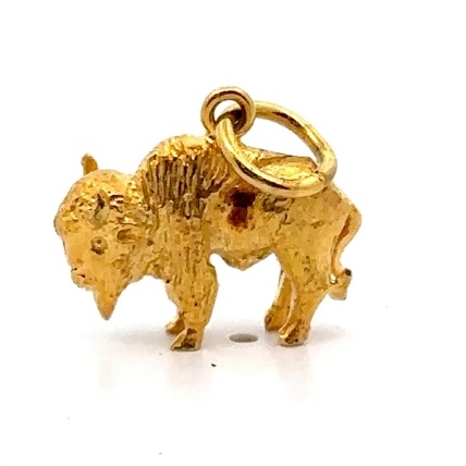 Estate 10K Bison Charm 090195