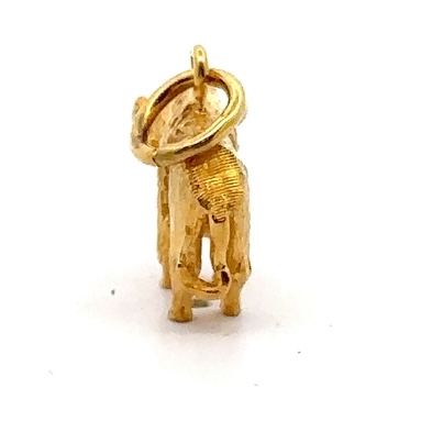 Estate 10K Bison Charm 090195 - Image 4