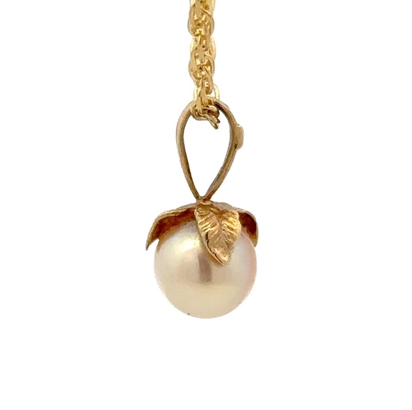 Estate 14K Pearl Pendant 090285